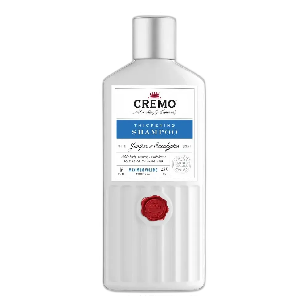 Cremo Juniper & Eucalyptus Thickening Shampoo 16 oz (Pack of 12)