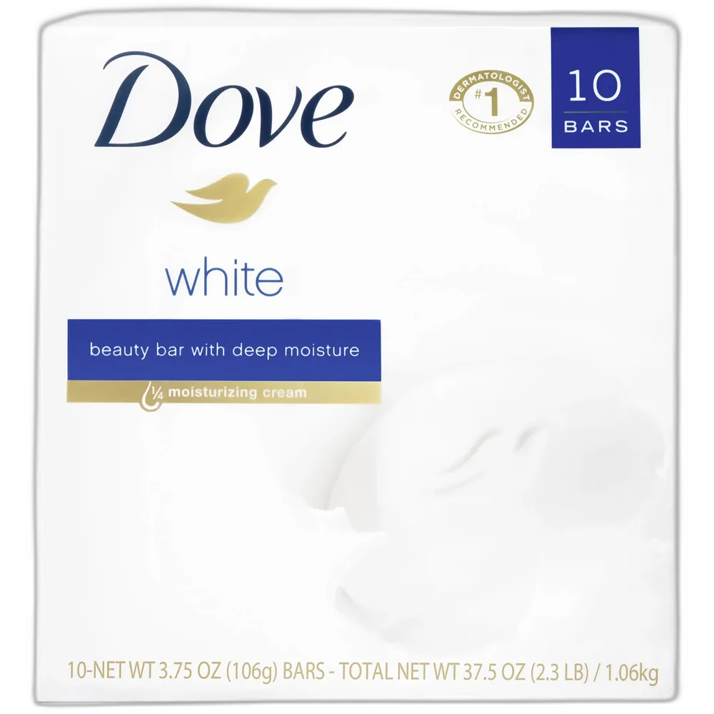 Dove Beauty Bar Beauty Bar Soap Original 3.17 Oz (Pack of 6)