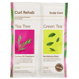 Curl Rehab: Scalp Recovery Dual Treatment Packette - Tea Tree Oil & Green Tea pa 4.8 Oz