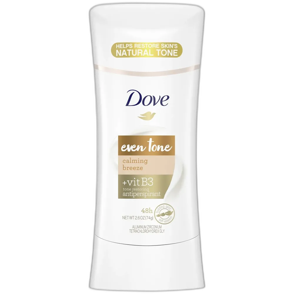 Dove Even Tone Antiperspirant Deodorant Stick Apple Blossom & Mango Butter 2.6 oz (Pack of 12)