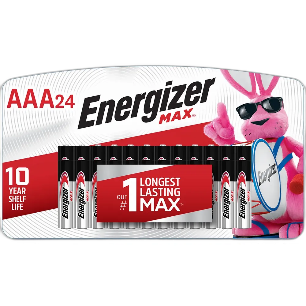 Energizer Aaa Batteries Max Alkaline 24 Ea 9.91oz (Pack of 15)