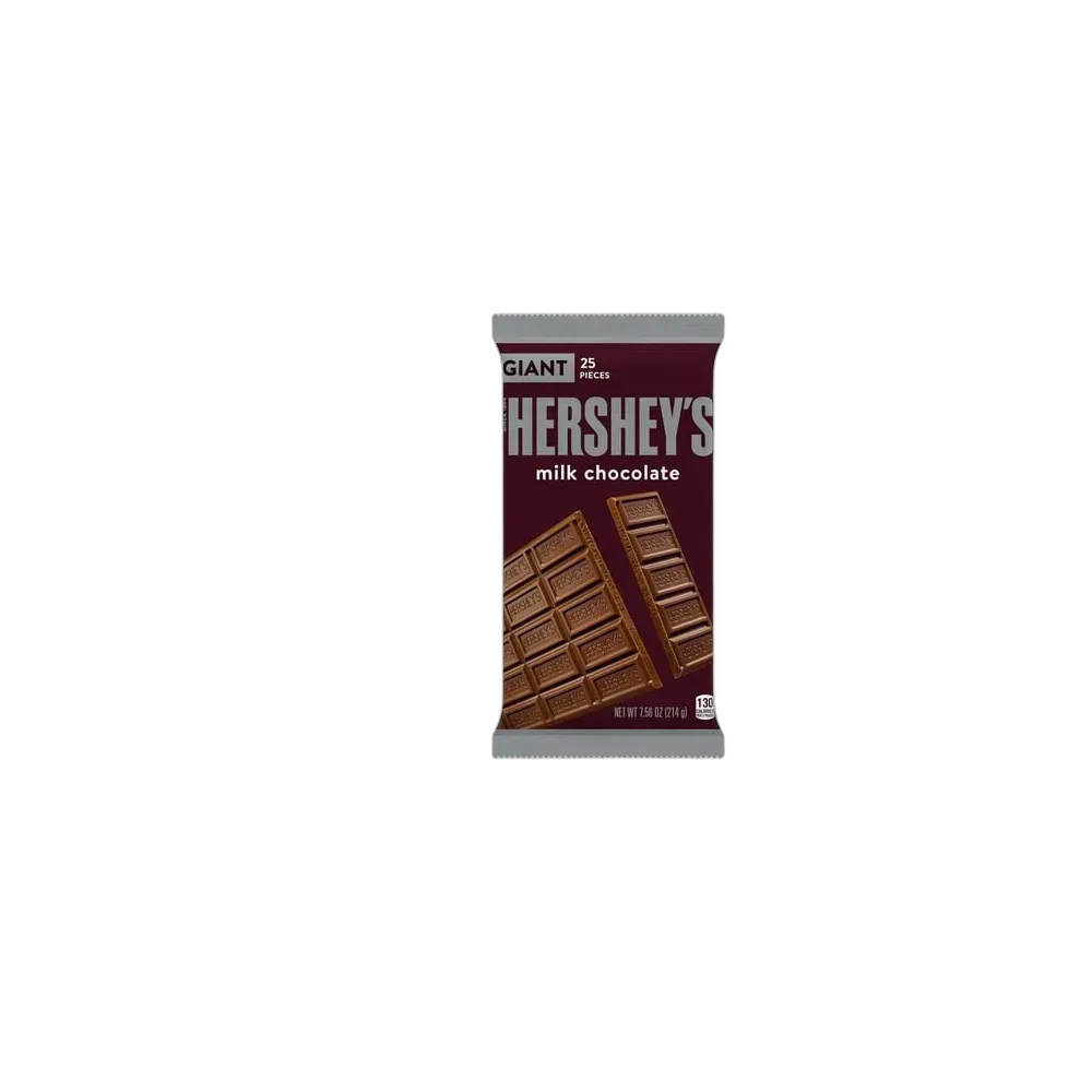 Hershey's Milk Chocolate Giant Bar 7.56 oz (Pack of 12)
