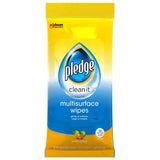Pledge Clean And Dust Multi Surface Wipes 11.85oz (Pack of 12)