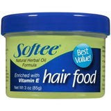 Softee Hair Food 3 Oz. Jar Dry Damaged Hair (Pack of 6)