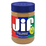 Jif Extra Crunchy Peanut Butter Jar 28Oz (Pack of 10)