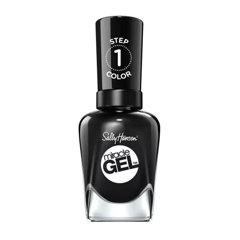 Sally Hansen Miracle Gel Nail Color Black 0.5Oz (Pack of 72)