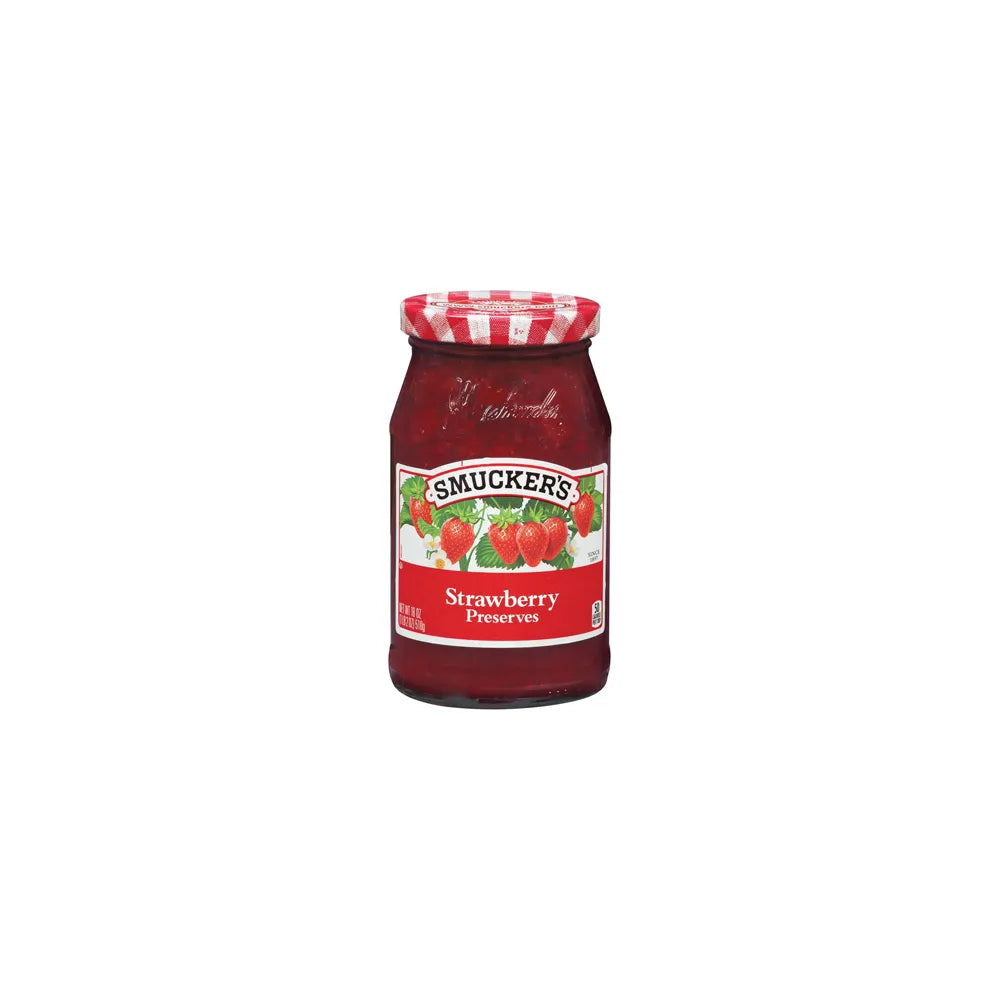 Smuckers Strawberry Preserves Fruit Spread 12Oz (Pack of 12)