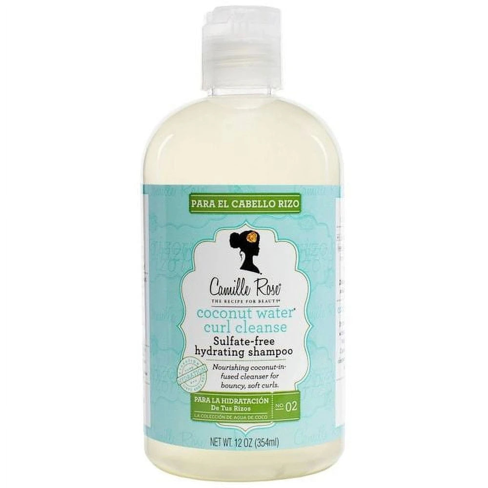 Camille Rose Coconut Water Curl Cleanse Hydrating Shampoo 12 oz (354 ml) (Pack of 6)