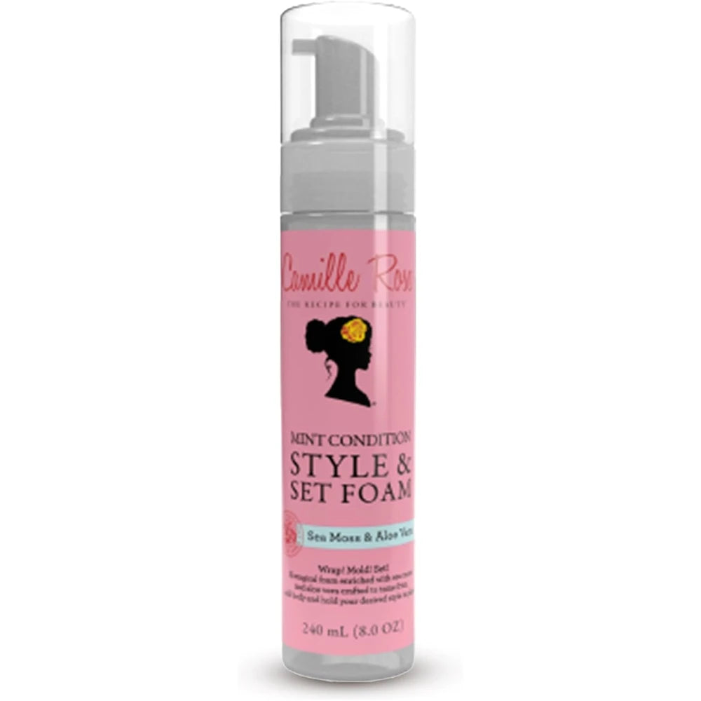 CAMILLE ROSE Mint Condition Style & Set Foam (Sea Moss & Aloe Vera) 240ml / 8oz (Pack of 6)