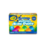 Crayola 6 count Washable Kids' Paint 2 ounce Bottles, Assorted Colors 19.7oz (Pack of 6)