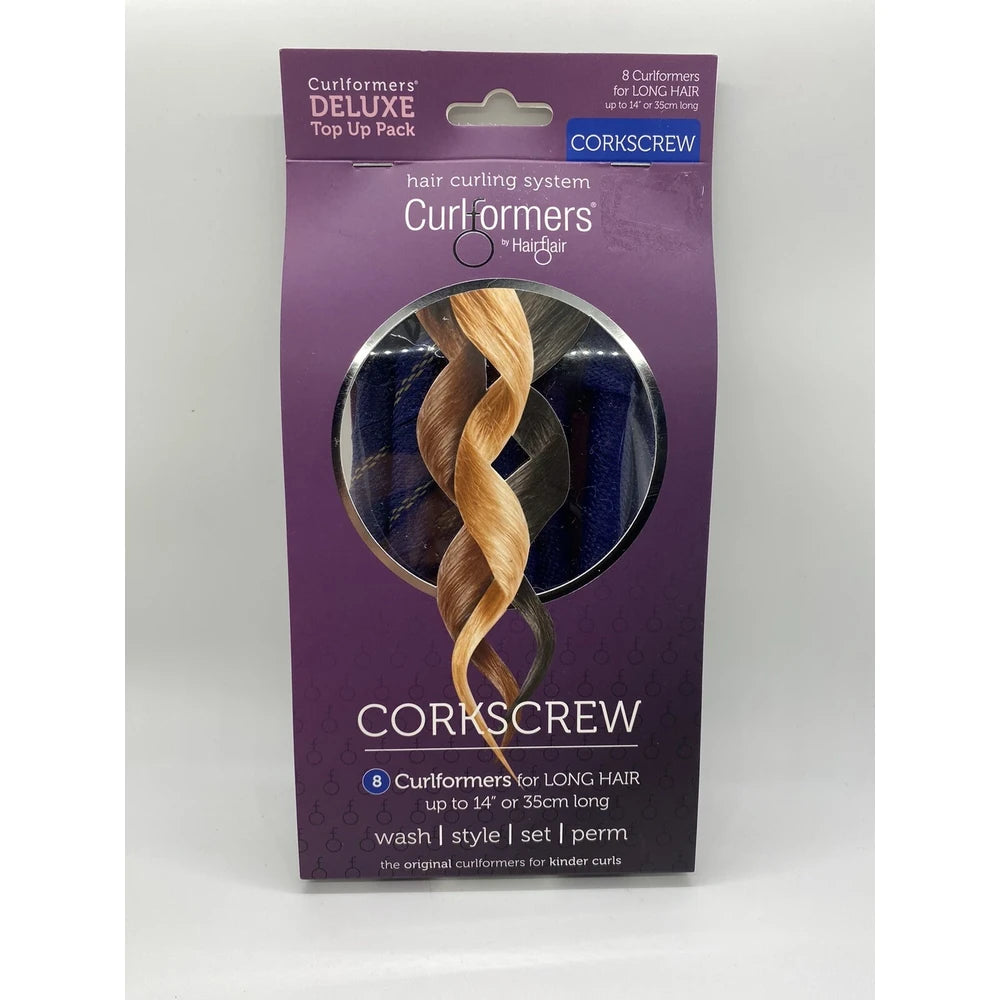 Curlformers Deluxe Pro Pack for Long Hair & Corkscrew Curls - 8ct