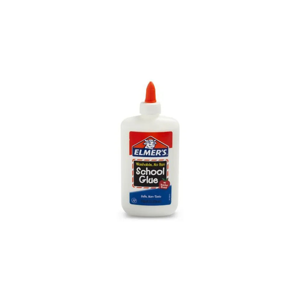 Elmers Washable No Run Liquid School Glue 7.62Oz (Pack of 24)