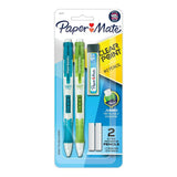 Paper Mate Clearpoint Mechanical Pencils HB 2 0.7mm 1 Lead Refill 2 Erasers Assorted 1.76oz (Pack of 48)