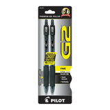 Pilot G2 Premium Gel Roller Pens Fine Point 0.7 mm Black Ink .0634oz (Pack of 144)