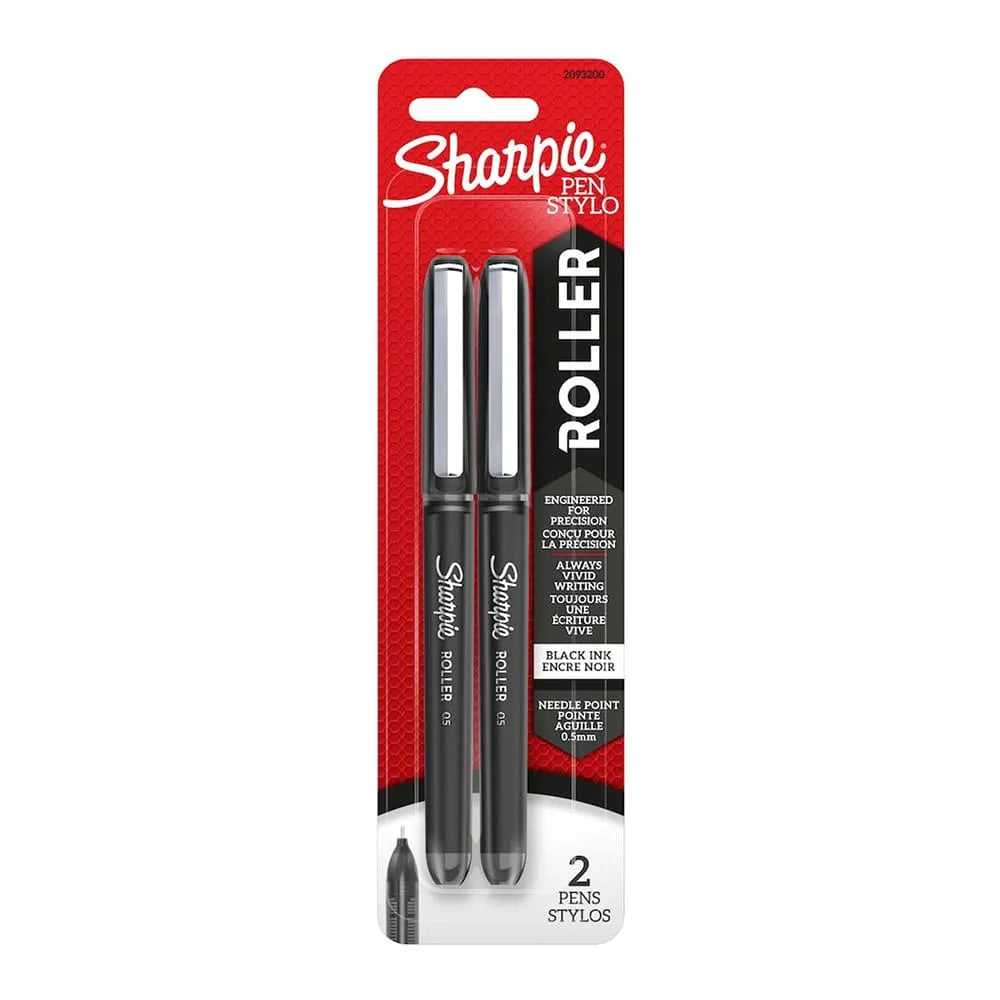 Sharpie Retractable Rollerball Pen Black 0.32Oz (Pack Of 48)