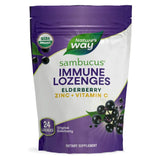 Naturesway Sambucus Organic Zinc Vitamin- C Lozenges24 Ea 3.68oz (Pack of 12)