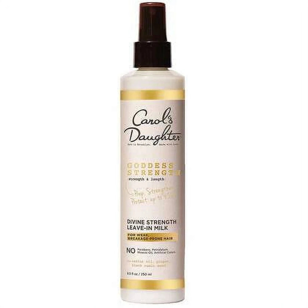 Carol's Daughter Goddess Strength Repairing Leave In Conditioner Milk for All Hair Types, with Castor Oil, 8.5 fl oz (Pack of 6)