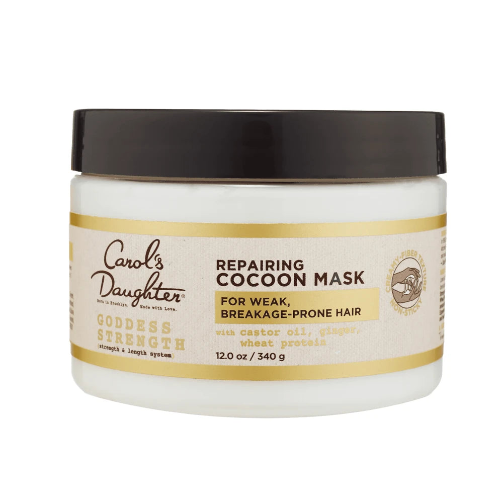 Carol's Daughter Goddess Strength Repairing Hair Mask for with Damaged Hair with Castor Oil 12 Oz (Pack of 6)