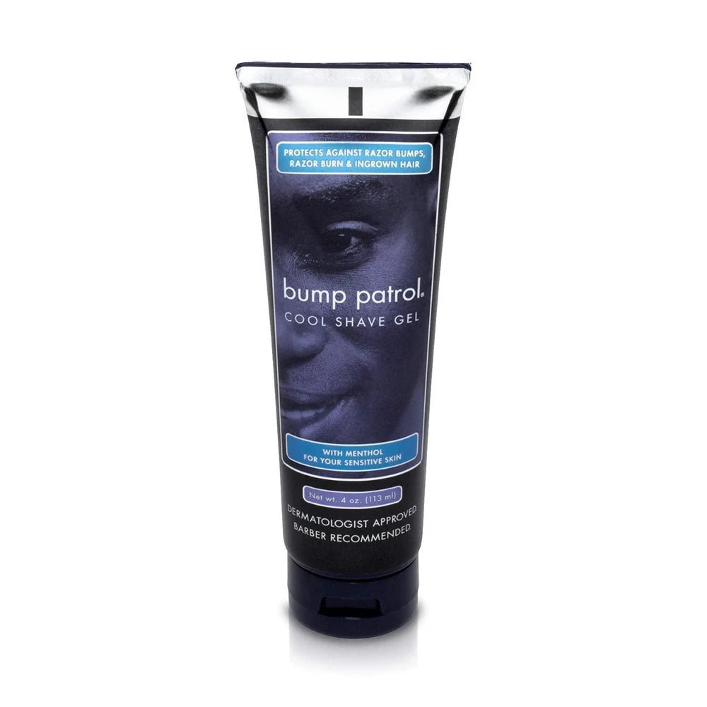 Bump Patrol Cool Shave Gel - Sensitive Clear Shaving Gel With Menthol Prevents Razor Burn, Bumps, Ingrown Hair 4 Oz (Pack of 6)