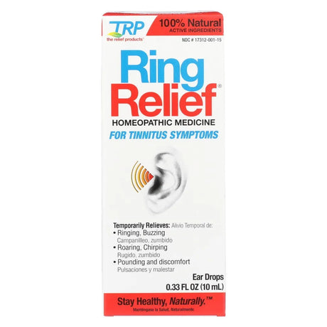 Trp Company Ring Relief Homeopathic Ear Drops 0.33Oz (Pack Of 24)