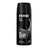 Axe Black Deodorant Body Spray for Men 4Oz (Pack of 12)