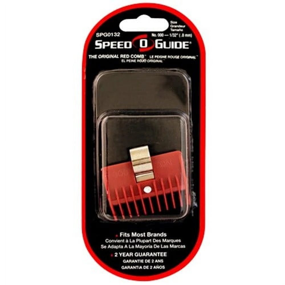 Speed-O-Guide Clipper Comb Guard #000 -1/32 0.8mm (Pack of 12)