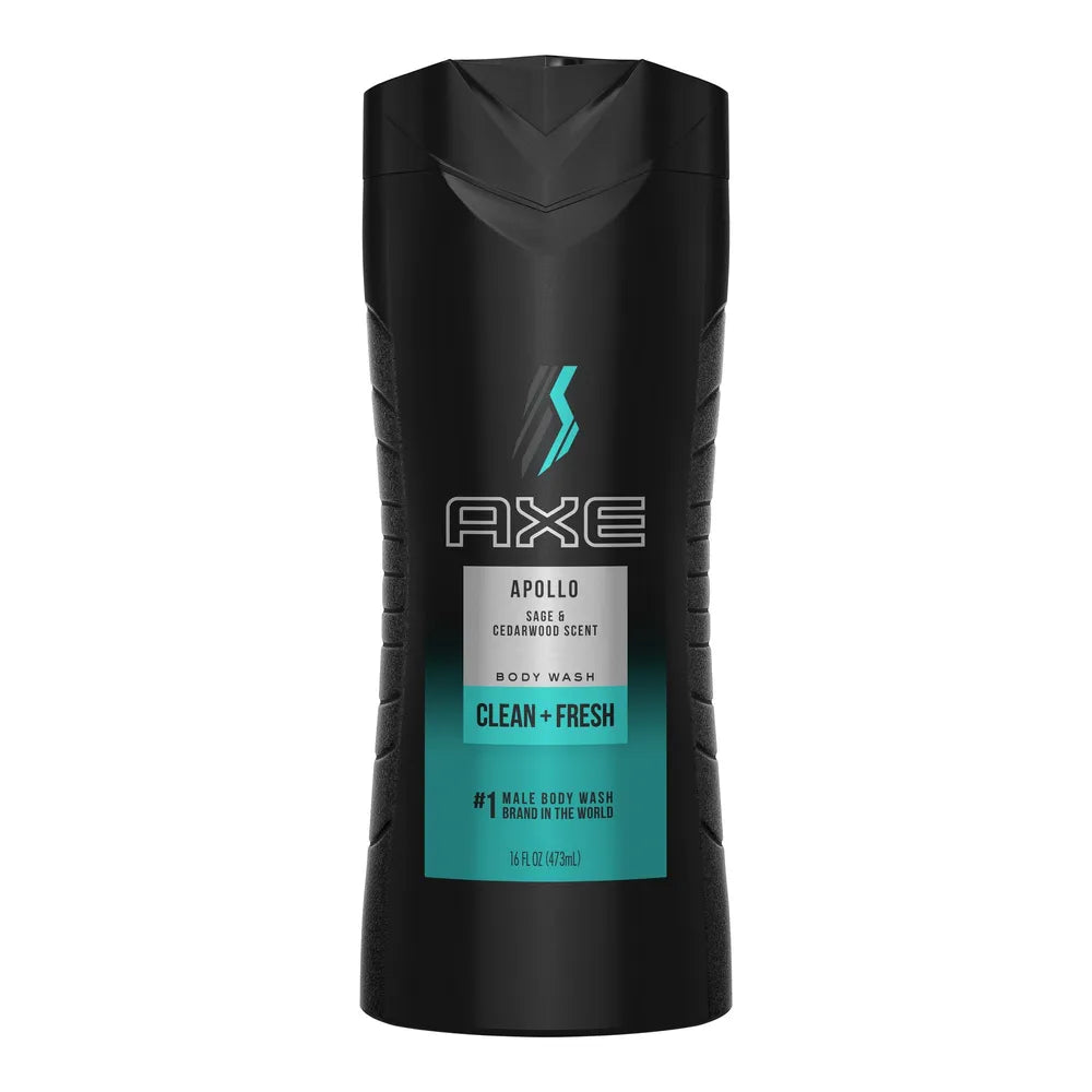 Axe Shower Gel Apollo16Oz (Pack of 4)