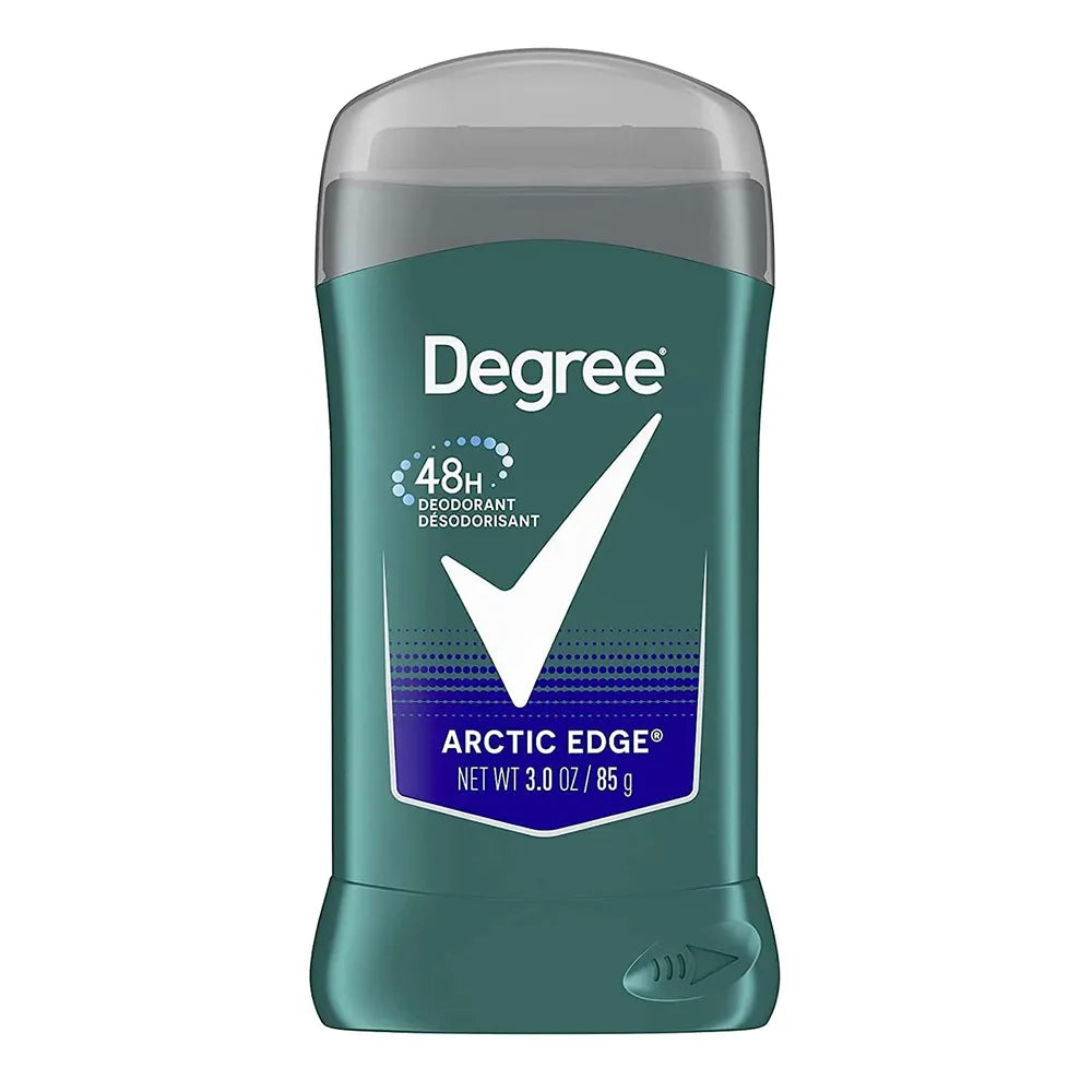 Degree Men Deodorant Stick Silver Ion Technology Invisible Stick Artic Edge 3Oz (Pack of 12)