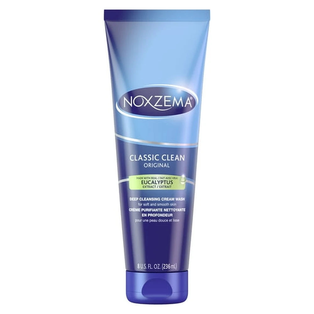 Noxzema Deep Cleansing Cream Original Face Cleanser 236 ML 8. Oz (Pack of 6)