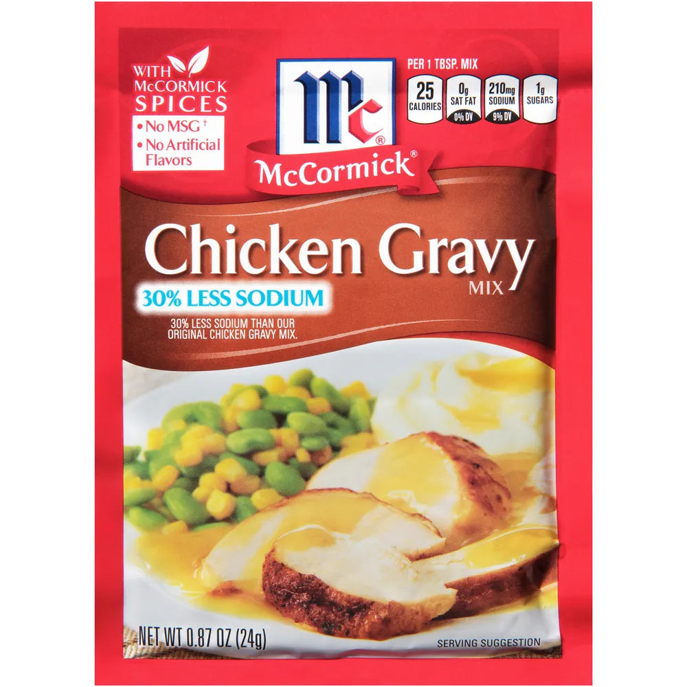 Mccormick Chicken Gravy Mix 0.87 Oz (Pack Of 12)