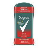 Degree Men Sport 48-Hour Antiperspirant & Deodorant Stick 2.7Oz (Pack of 6)