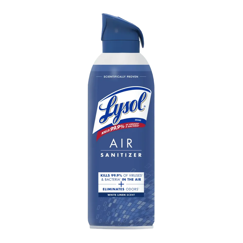 Lysol White Linen Air Sanitizing Spray 10Oz (Pack of 6)