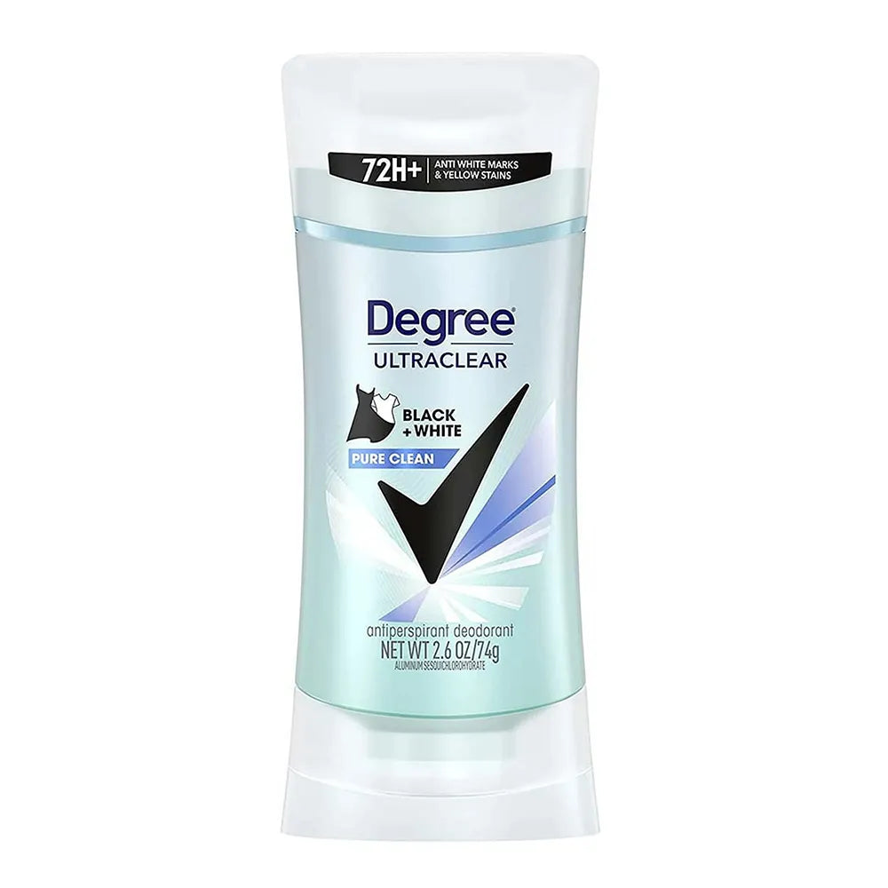 Degree Ultra Clear Pure Clean Antiperspirant and Deodorant 2.6Oz (Pack of 12)