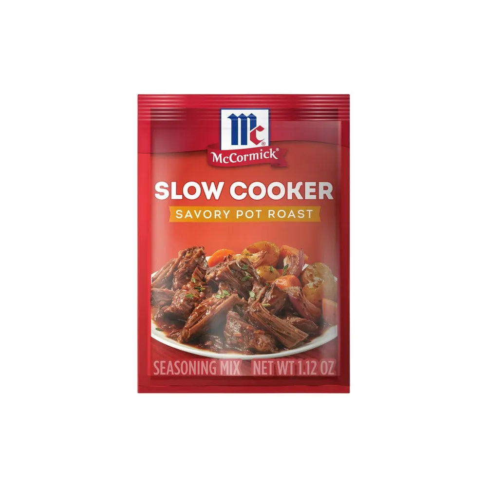 Mccormick Slow Cooker Savory Pot Roast Seasoning Mix - 1.3 Oz (Pack Of 12)