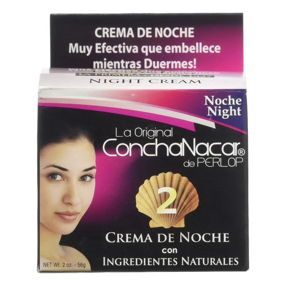 Perlop Concha Nacar Night Face Cream Anti- Aging 2 oz (Pack of 24)