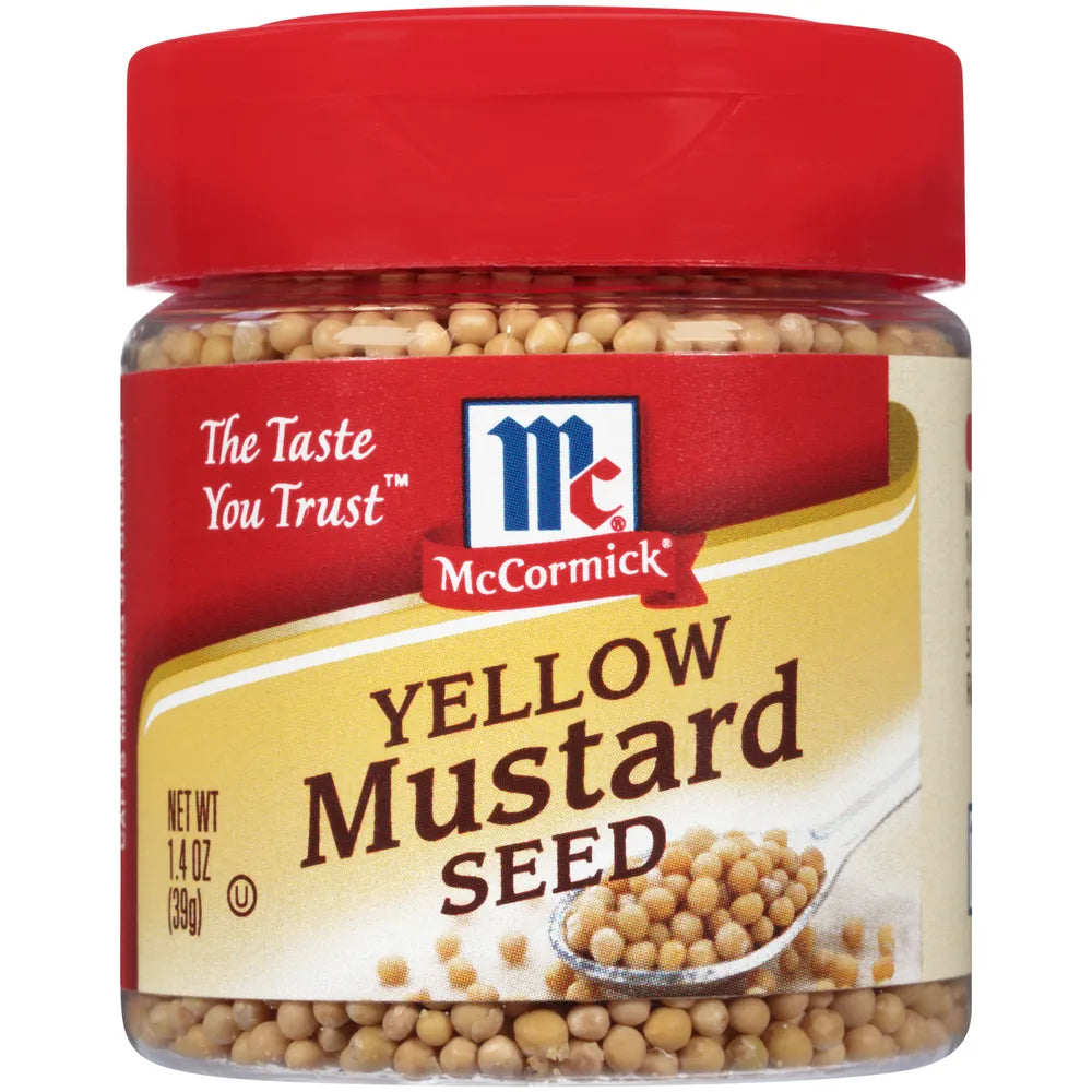 McCormick Yellow Mustard Seed 1.4 oz (Pack of 72)