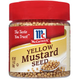 McCormick Yellow Mustard Seed 1.4 oz (Pack of 72)