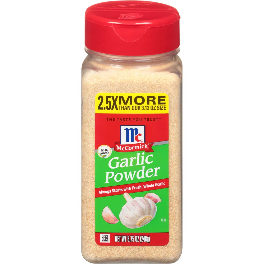 McCormick Kosher Garlic Powder Bottle 8.75Oz (Pack of 6)