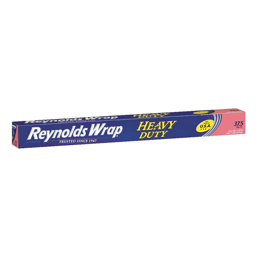 Reynolds Wrap Aluminum Foil Heavy Duty 18 Inch 37.5 Square Feet (Pack Of 24)