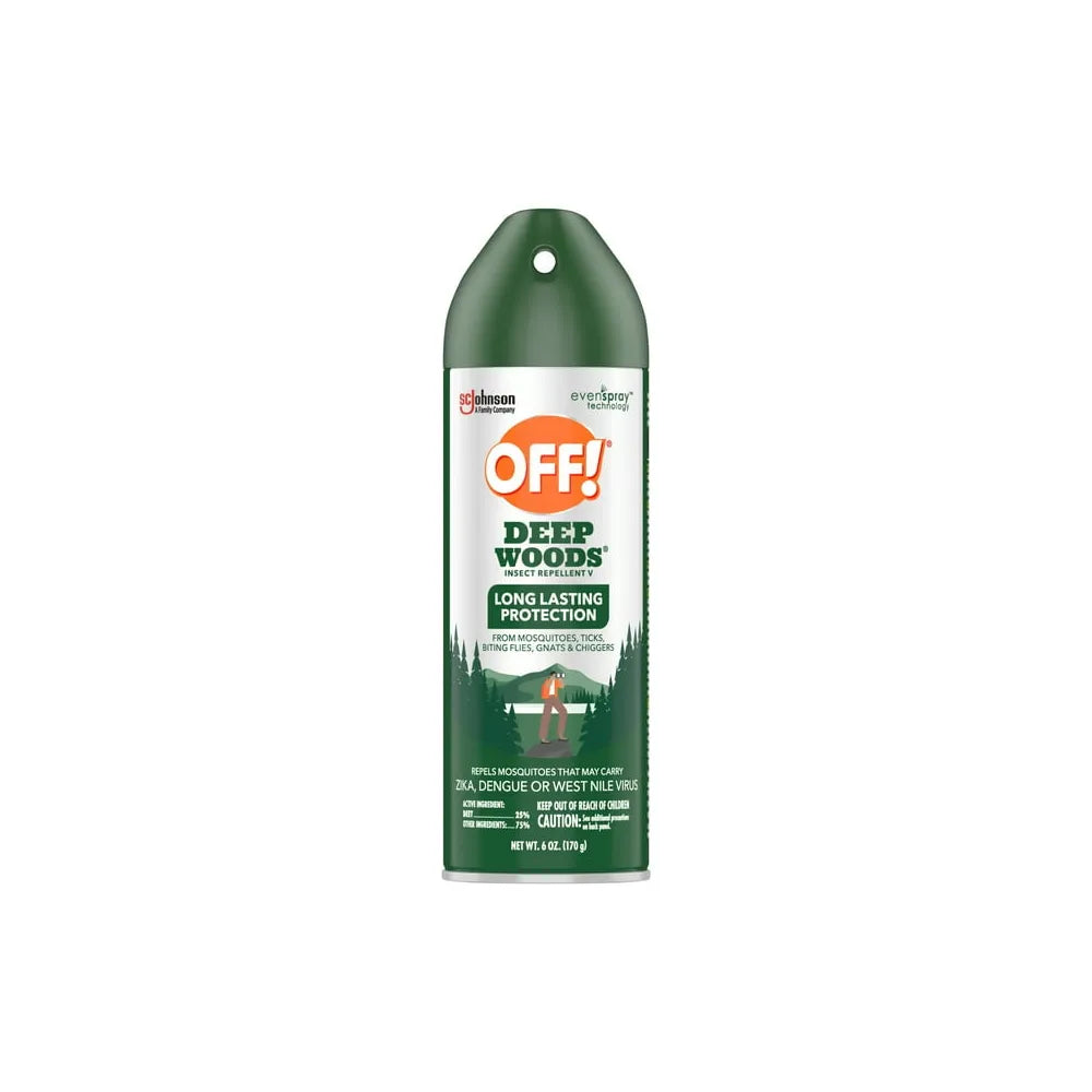 Off Deep Woods Insect Repellent Spray Unscented 23.8% Deet6Oz (Pack of 12)