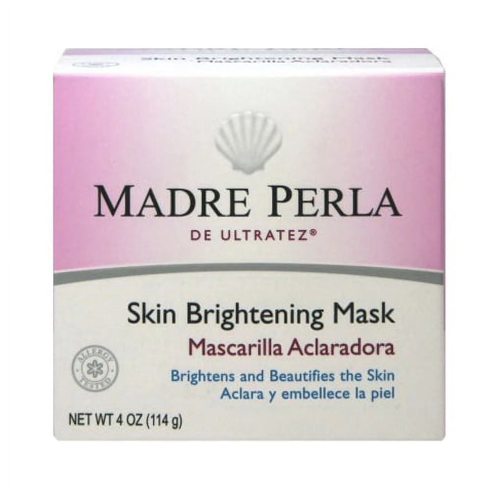 Madre Perla De Ultratez Skin Brightening Face Mask with Mother of Pearl Powder 4 Oz (Pack of 12)
