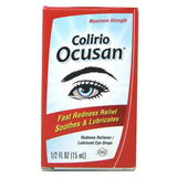 Ocusan Lubricating Eye Drops for Dry Eyes Redness Relief Whitening 0.5 Fl Oz (Pack of 24)