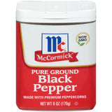 McCormick Ground Black Pepper ? Can 6oz (Pack of 12)