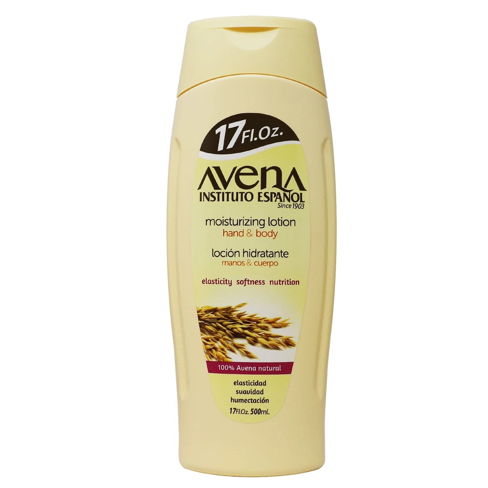 AVENA Instituto Español Body Moisturizing Lotion 17 fl oz. Bottle. (Pack of 6)