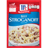 McCormick Beef Stroganoff Sauce Seasoning Mix Envelope 1.5Oz (Pack of 12)