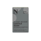 Dr. Natural - Castile Bar Soap Charcoal 2pk - 8oz (Pack of 18)