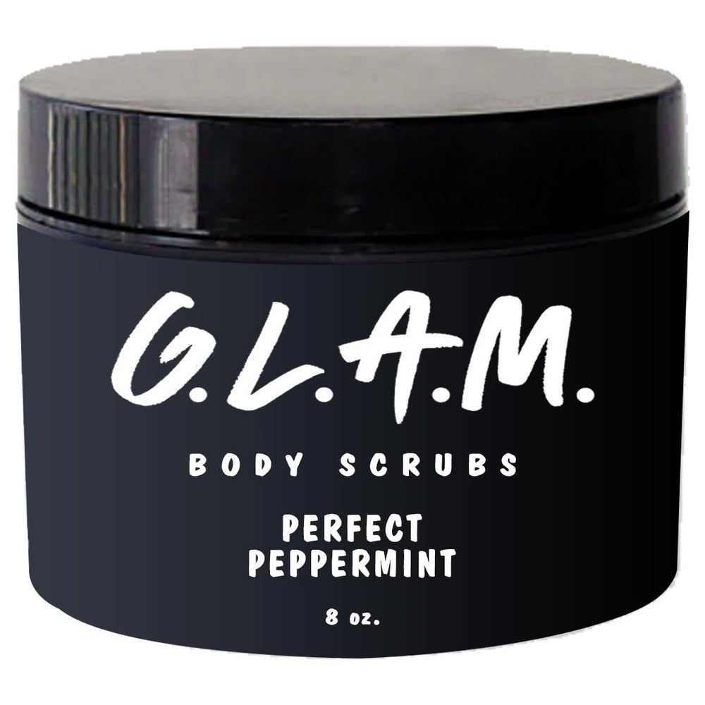G.L.A.M. Perfect Peppermint Body Exfoliant 8 Oz (Pack of 12)