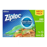 Ziploc Brand Sandwich Bags 63.36oz (Pack of 9)
