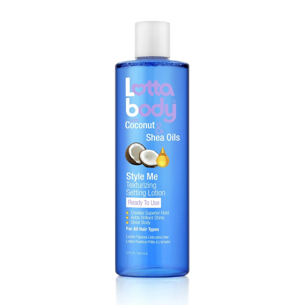 Lottabody Texturizing Setting Lotion Coconut and Shea Oils 12 Fl Oz (Pack of 12)