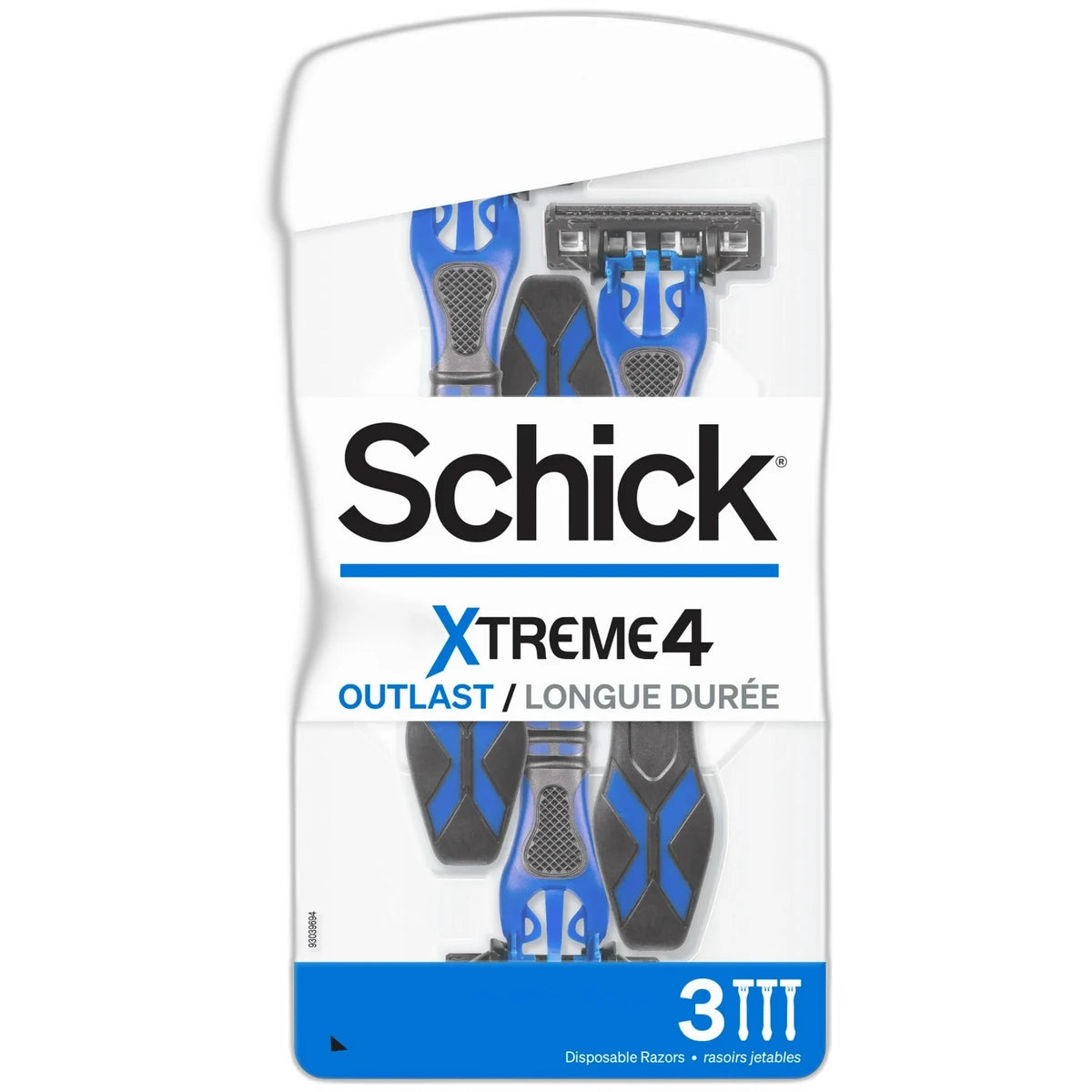 Schick Xtreme4 Mens Disposable Razor 2.72oz (Pack of 12)